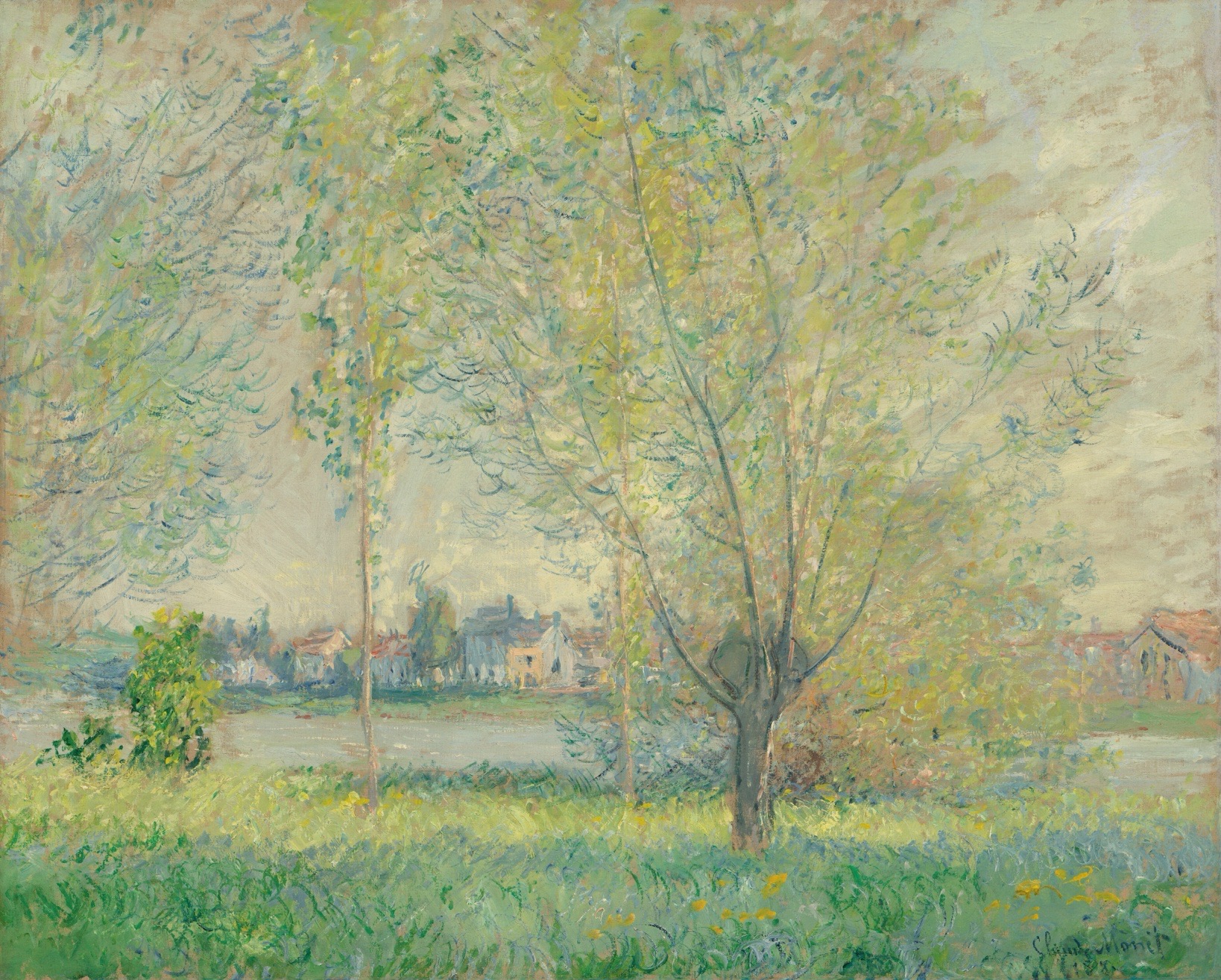 2_Les saules, 1880 - National Gallery of Art Washington