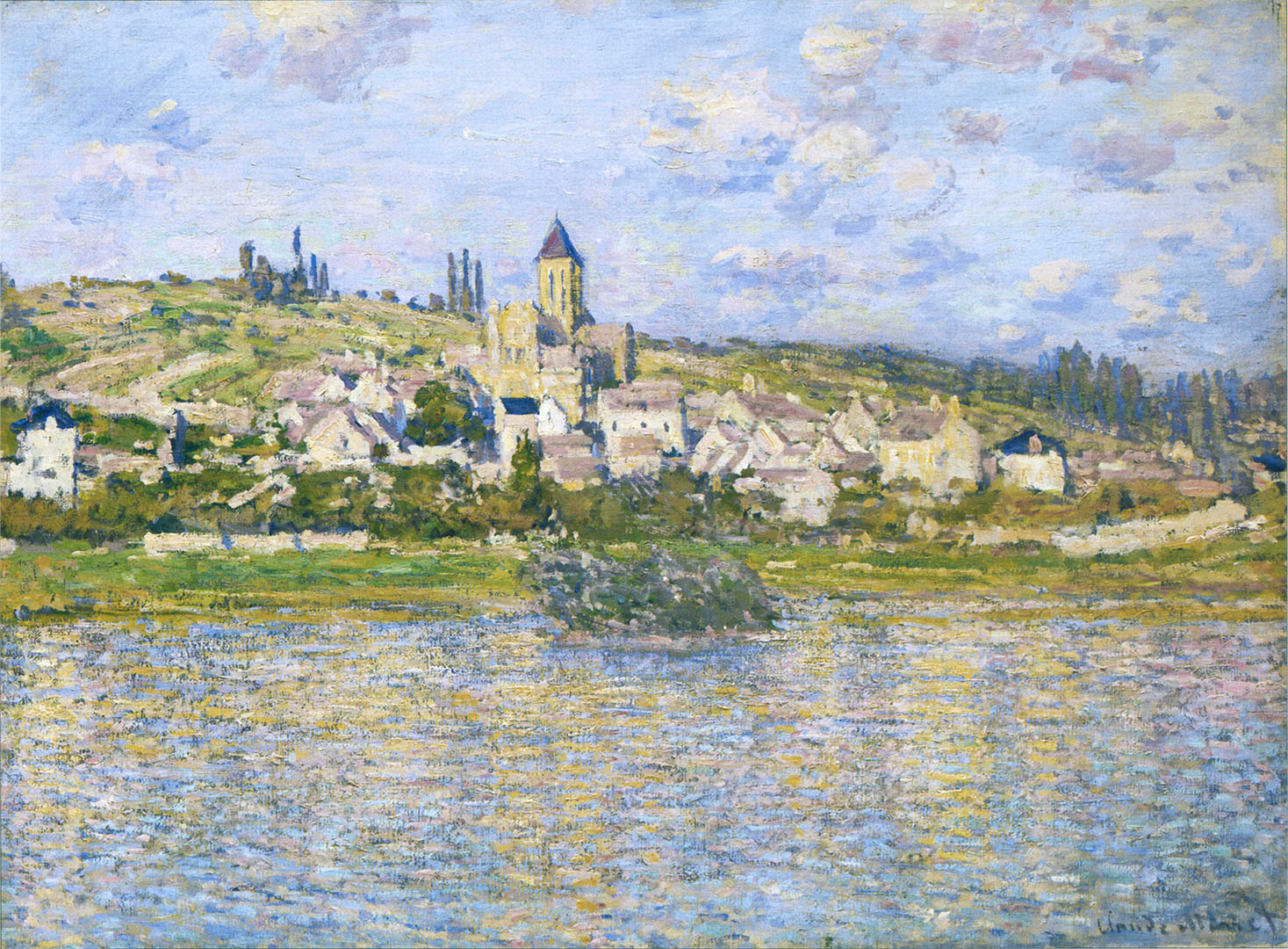 Église Vétheuil 1879 Claude Monet