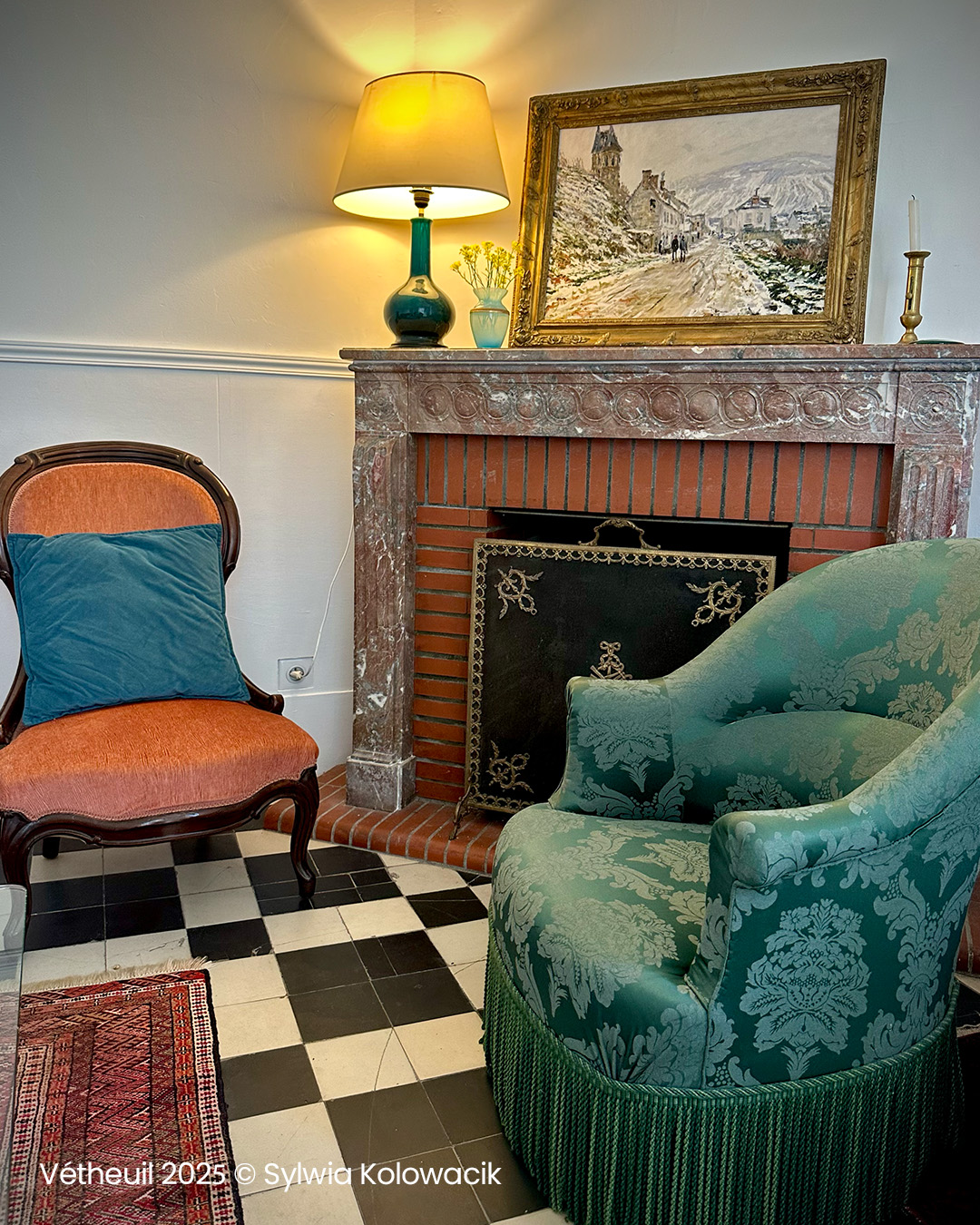 Intérieur maison Claude Monet à Vétheuil